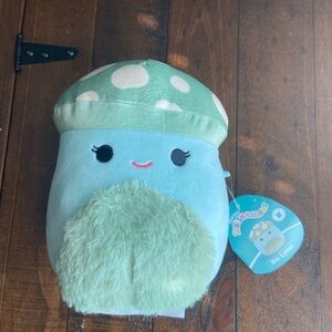 Squishmallows Light Green Mushroom Plush